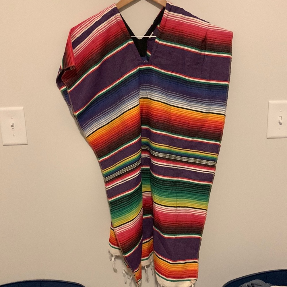 Adult one size poncho